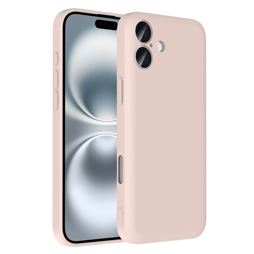 iPhone 16 Kılıf Kamera Korumalı Kartlık Hazneli Vitra Kılıf - Pembe