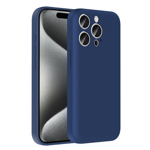 iPhone 15 Pro Kılıf Kamera Korumalı Kartlık Hazneli Vitra Kılıf - Pembe