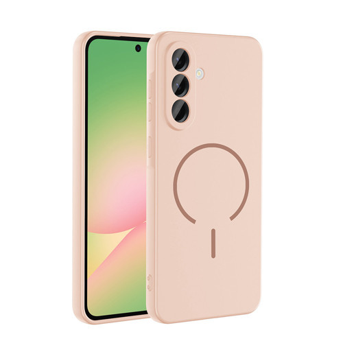 Galaxy A36 Kılıf M-safe Şarj Özellikli Meta Kılıf - Rose Pembe