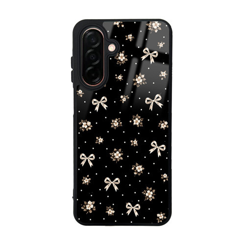 Galaxy A26 Kılıf Kamera Korumalı Desenli Lusi Kılıf - Gold Fiyonk