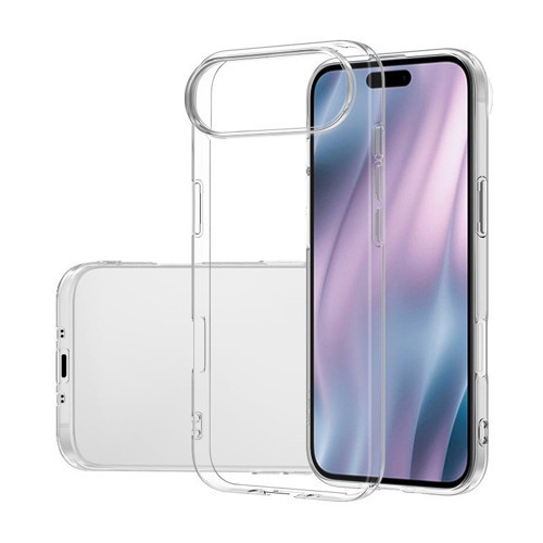 iPhone 17 Air Kılıf Süper Silikon Kılıf - Şeffaf