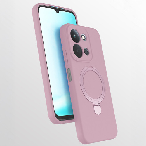 Xiaomi Redmi 15C Kılıf M-safe Şarj Özellikli Standlı Samara Kılıf - Pembe
