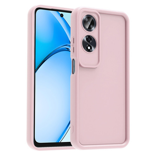 Oppo A60 Kılıf Kamera Korumalı Ananas Kılıf - Pembe