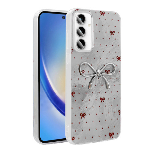 Galaxy A35 Kılıf Kamera Korumalı Figürlü Ponti Silikon Kılıf - Açık Mavi