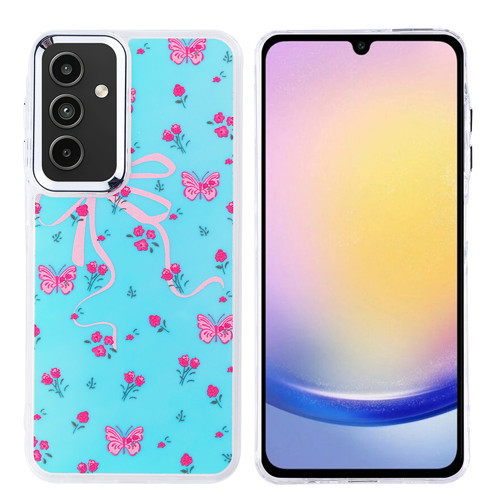 Galaxy A25 Kılıf Airbag Tasarımlı Hadra Kılıf - Kelebek