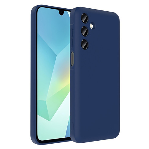 Galaxy A16 Kılıf Kamera Korumalı Kartlık Hazneli Vitra Kılıf - Lacivert