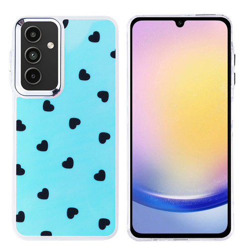 Galaxy A25 Kılıf Airbag Tasarımlı Hadra Kılıf - Kalp