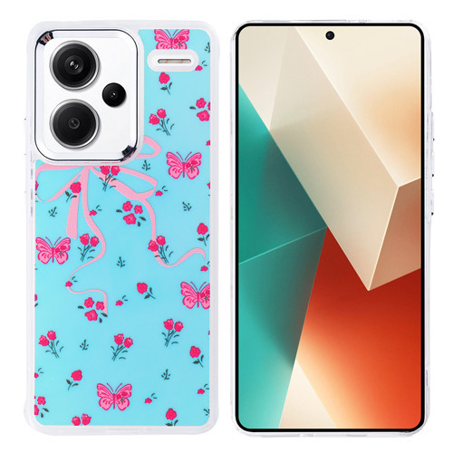 Xiaomi Redmi Note 13 Pro Plus 5G Kılıf Airbag Tasarımlı Hadra Kılıf - Kelebek