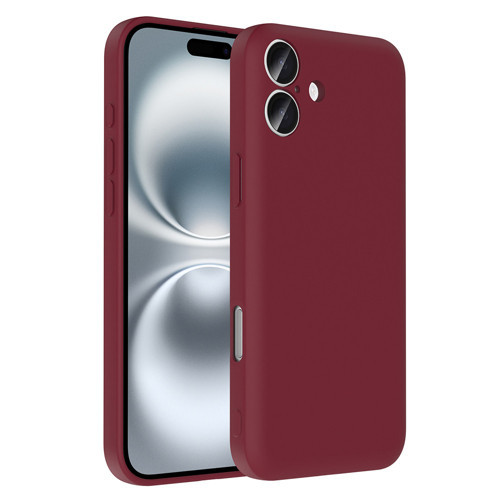 iPhone 16 Kılıf Kamera Korumalı Kartlık Hazneli Vitra Kılıf - Mürdüm