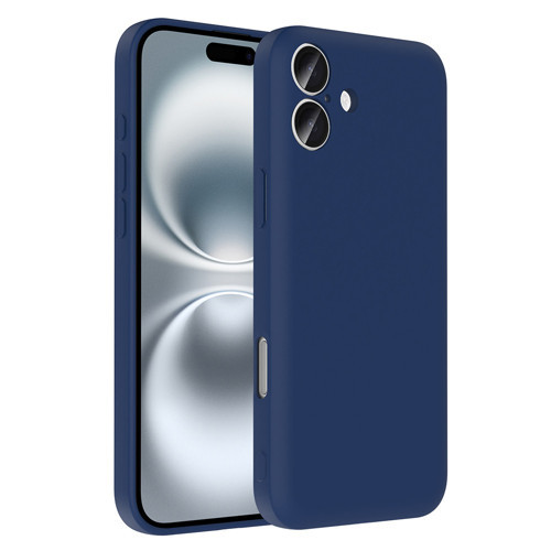 iPhone 16 Kılıf Kamera Korumalı Kartlık Hazneli Vitra Kılıf - Lacivert