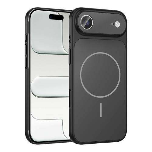 iPhone 17 Air Kılıf M-Safe Şarj Özellikli Kamera Korumalı Formen Kılıf - Siyah