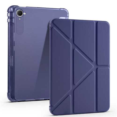 Xiaomi Redmi K Pad Kılıf Tri Folding Kalem Bölmeli Standlı Kılıf - Lacivert
