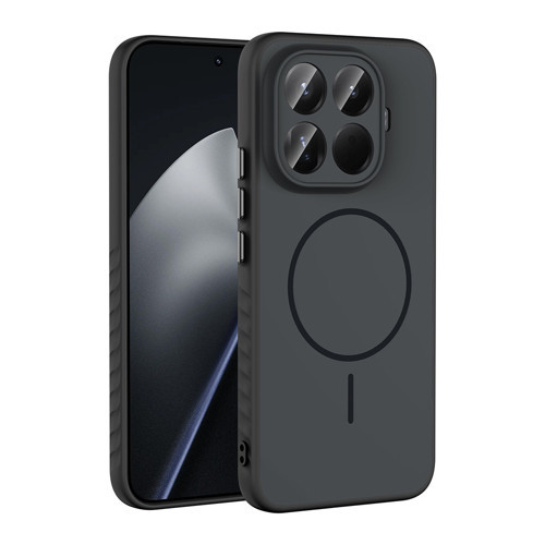 Xiaomi 15T Pro Kılıf M-safe Şarj Özellikli Tea Kılıf - Siyah