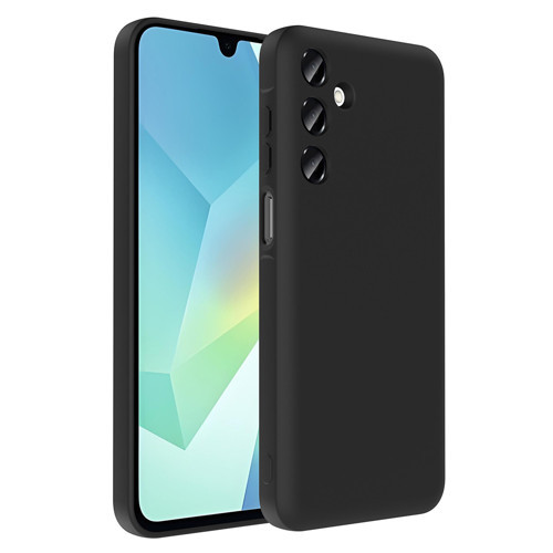 Galaxy A16 Kılıf Kamera Korumalı Kartlık Hazneli Vitra Kılıf - Siyah