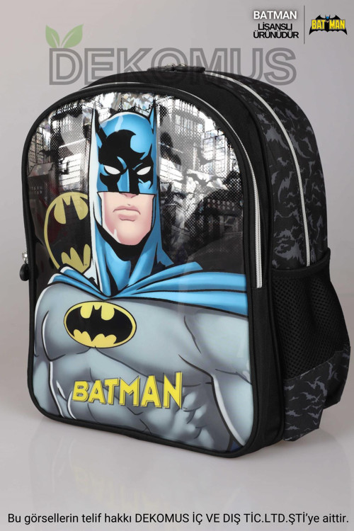 YENİ SEZON LİSANSLI BATMAN İLKOKUL ÇANTASI