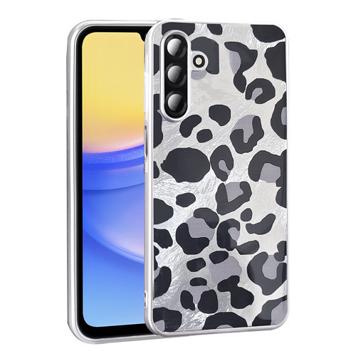 Galaxy A26 Kılıf Desenli Mep Kılıf - Gri Leopar