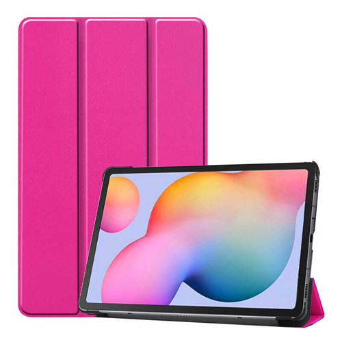 Lenovo Tab P11 Pro 11.2" 2.Nesil Smart Cover Standlı 1-1 Kılıf - Pembe Koyu