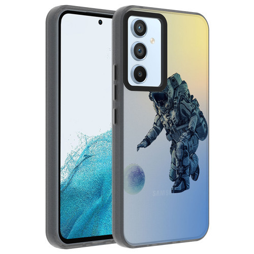Galaxy A14 Kılıf Desenli Dragon Sert Kılıf - Astronot