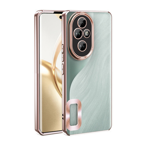 Honor 200 Kılıf Kamera Korumalı Logo Gösteren Omega Kılıf - Rose Gold