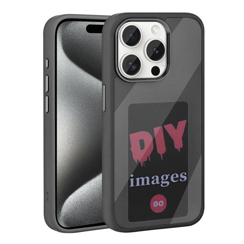 iPhone 15 Pro Kılıf Ekranı Yansıtan Akıllı NFC Kılıf - Siyah