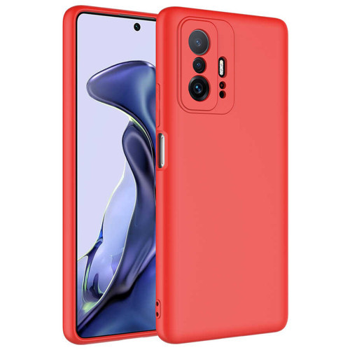 Xiaomi Mi 11T Pro 5G Kılıf Mara Lansman Kılıf - Kırmızı