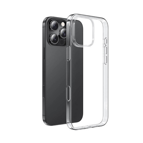 iPhone 16 Pro Kılıf Süper Silikon Kılıf - Şeffaf