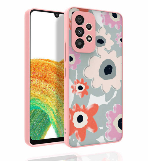 Galaxy A53 5G Kılıf Desenli Kamera Korumalı Parlak Nora Kılıf - NO5