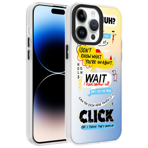 iPhone 14 Pro Kılıf Desenli Dragon Sert Kılıf - Kelimeler