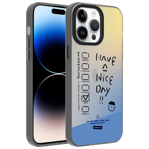 iPhone 14 Pro Kılıf Desenli Dragon Sert Kılıf - Have