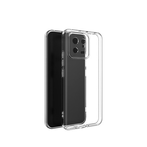 Xiaomi Mi 13 Kılıf Kamera Korumalı Süper Silikon Kılıf - Renksiz
