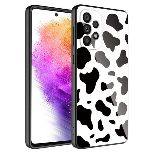 Galaxy A23 Kılıf Kamera Korumalı Desenli Sert Silikon Epoksi Kılıf - NO7