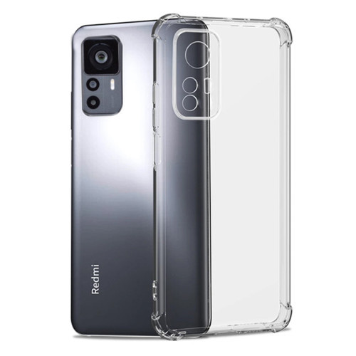 Xiaomi Mi 12T Pro Kılıf Kamera Korumalı Nitro Anti Shock Silikon - Renksiz
