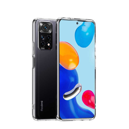 Xiaomi Redmi Note 11S Global Kılıf Süper Silikon Kılıf - Renksiz