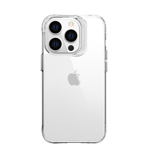 iPhone 14 Pro Kılıf Şeffaf Ultra İnce Airbag Tasarımlı Okka Kılıf - Renksiz