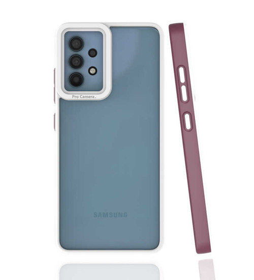 Galaxy A32 4G Kılıf Mima Kılıf - Mürdüm