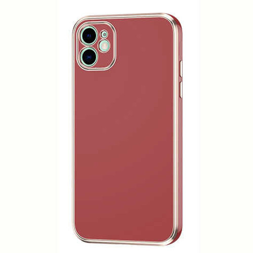iPhone 12 Kılıf Bark Kılıf - Kahverengi