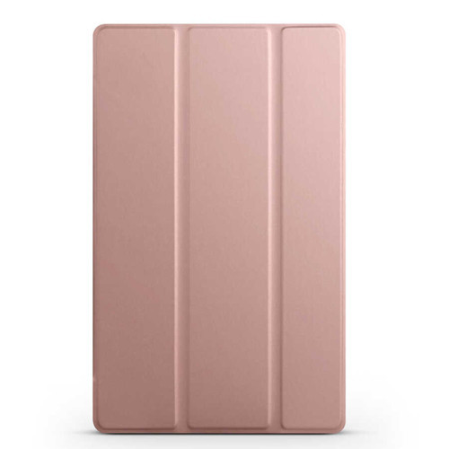 Lenovo M10 TB-X306F Gen.2 Smart Cover Standlı 1-1 Kılıf - Rose Gold