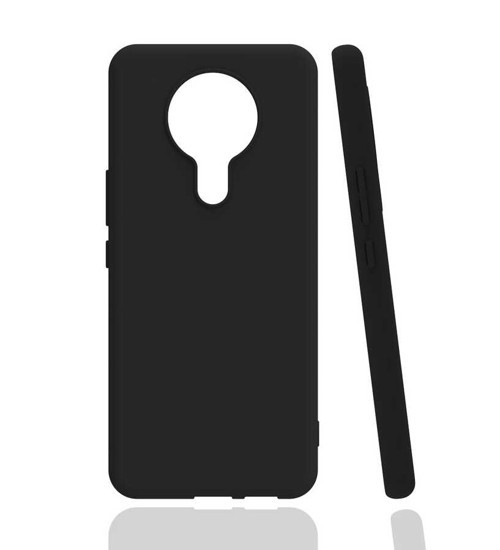 Tecno Spark 6 Kılıf Biye Silikon - Siyah