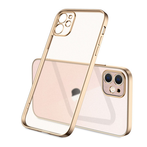 iPhone 12 Kılıf Mat Gbox Kılıf - Gold