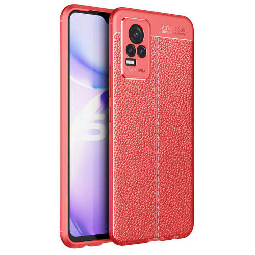 Vivo V21E Kılıf Niss Silikon Kılıf - Kırmızı