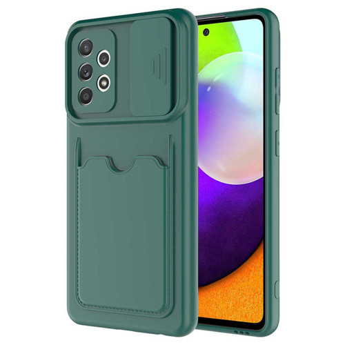 Galaxy A72 Kılıf Kartix Kılıf - Koyu Yeşil