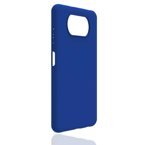 Xiaomi Poco X3 Kılıf Biye Silikon - Mavi