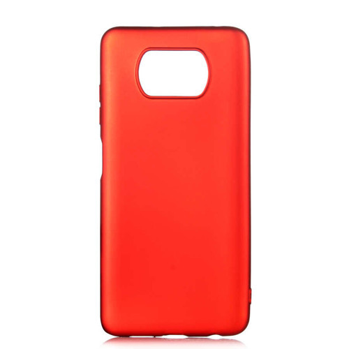 Xiaomi Poco X3 Kılıf Premier Silikon Kılıf - Kırmızı