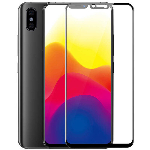 Xiaomi Mi 8 SE Kenarları Kırılmaya Dayanıklı Cam Ekran Koruyucu - Siyah