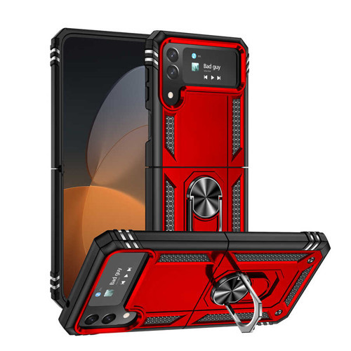 Galaxy Z Flip 4 Kılıf Vega Kılıf - Kırmızı