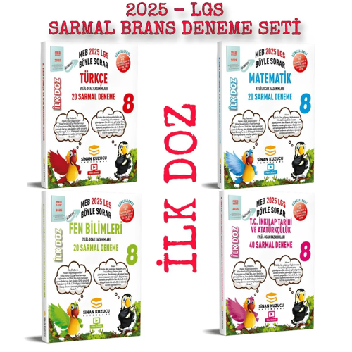 2025 8. Sınıf LGS Meb Böyle Sorar Sarmal Branş Deneme Seti İlk Doz