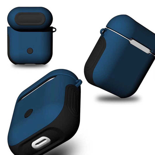 Airpods Kılıf Shockproof Silikon - Mavi