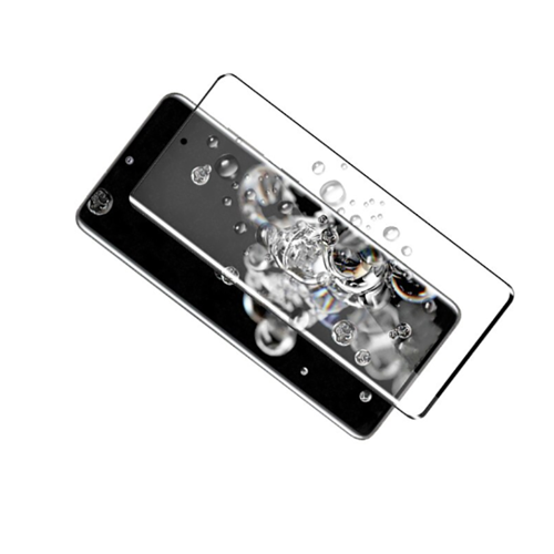 Galaxy S20 Ultra Süper Pet Ekran Koruyucu Jelatin - Siyah