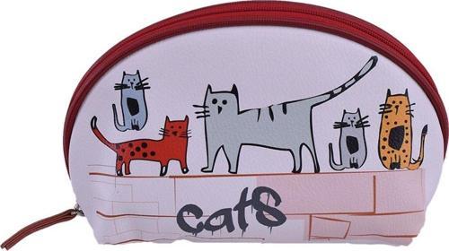 Cats Deri Makyaj Çantası