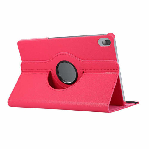 Lenovo Tab P11 Pro 11.2" 2.Nesil Dönebilen Standlı Kılıf - Pembe Koyu